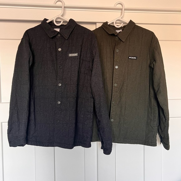 Columbia Other - 2 for 1 Columbia Black and Olive Men's Landroamer™ Quilted Shirt Jacket